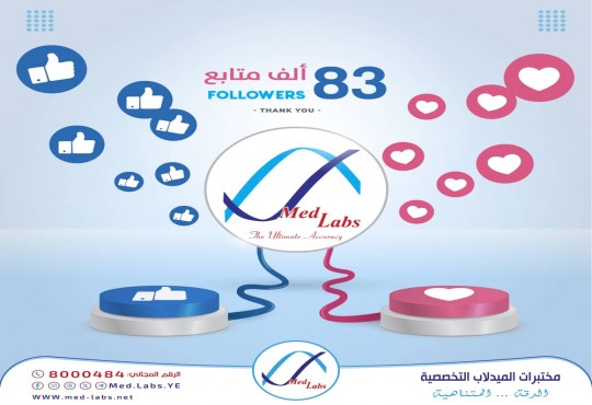 عدد متابعينا في وسائل التواصل